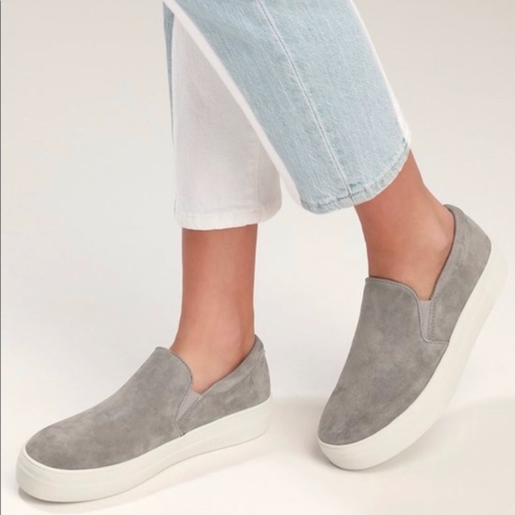 steve madden gills grey suede